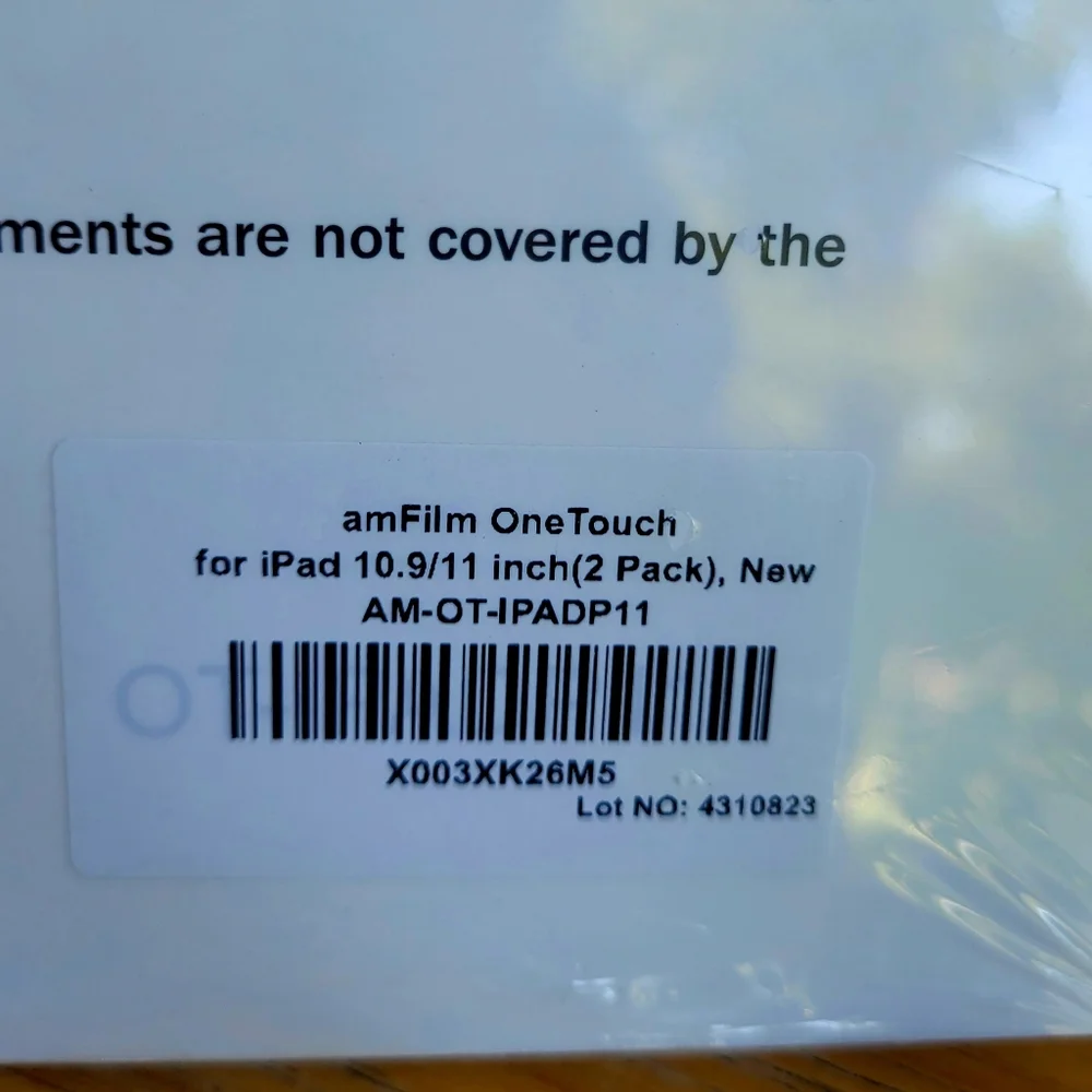 amFilm Screen Protector for iPad Pro 10.9/11